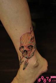 persoanlikheid kreatyf apple skull tatoeaazje