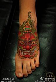 tattoo figuer bar instep kleur Tang liuw tattoo wurk