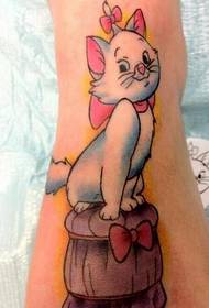 muoti instep persoonallisuus sarjakuva kissa tatuointi kuvio kuva