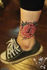 ankel farve skole rose tatovering billede