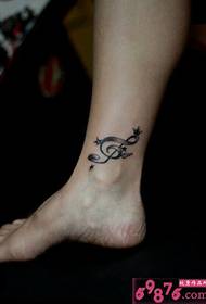 isithombe esincane se-ankle tattoo