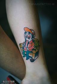 boka színű rajzfilm tetoválás kép