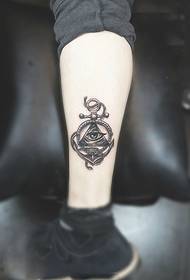 Retro Pocket Watch God Eye Tattoo Picture