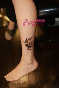 személyiség korona boka tetoválás kép