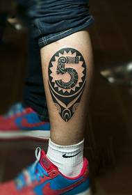 tribal totem digital ankel tatuering bild