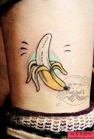 láb banán tetoválás minta