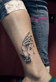 Imaxe creativa da tatuaxe da man