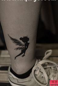 ຮູບແບບ tattoo ທູດສະຫວັນຂໍ້ຕີນ