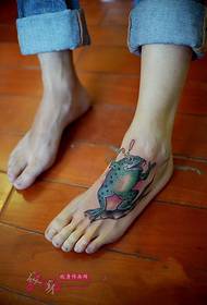 kreatív 癞蛤蟆 癞蛤蟆 tatto 个性 tetoválás tetoválás
