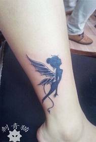 linda MM pés fresco e adorável beleza elf tatuagem imagem