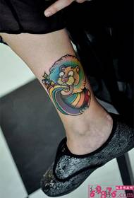 calf cartoon lion tattoo picture