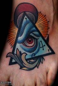 creatieve wreefkleur God eye tattoo werkt