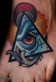 ustvarjalna barva za oči, tatoo God eye deluje