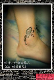 girl's fins at the exquisite cool totem butterfly tattoo pattern