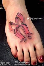 малі свіжі ноги лук татуювання візерунок