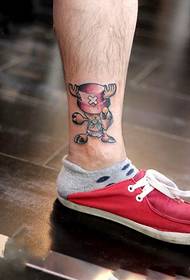 anime pèsonèl. 脚踝 foto tatoo