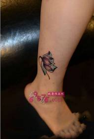 creative small fresh lotus tattoo picture