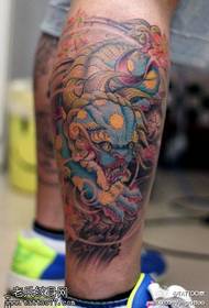 yue yue ang lví tetování vzor