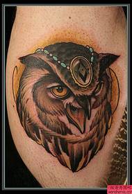 mhol sí patrún tattoo owl clasaiceach