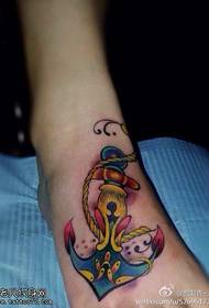 tatoveringsfigur anbefalede en fodfarve anker tatovering tatovering fungerer