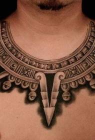 kirji Aztec Gram abun wuya totem tattoo