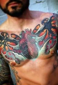 3D realistična tetovaža raznolikost kreativnega realističnega vzorca 3d tatoo