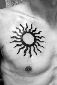 Tattoo vzorec prsi moški ustvarjalni vzorec tatoo v celoti prsi
