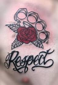 foto tatuaggio fiore petto maschile tatuaggio fiore