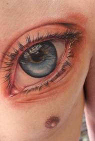لون الصدر واقعية نمط العين البشرية الوشم