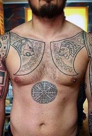 jiel keltski slog črni Tribal simbol tatoo vzorec