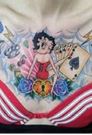 tatuagem no peito arte cor