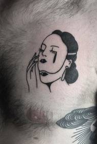 cófra bean dubh masc patrún tattoo