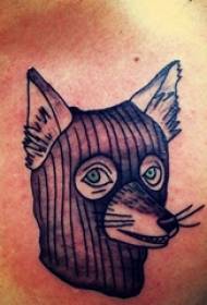 Кровавая голова волка татуировка мужской груди черный серый капля крови татуировка волчьей головы картинка