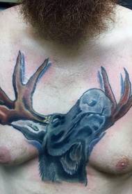 agba ụdị agba katuiki elk tattoo