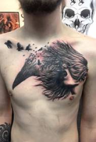 pòtrè tatoo gason gason pwatrin karaktè pòtrè foto tatoo