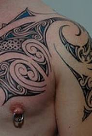 padrão de tatuagem tribal muito legal de meio comprimento