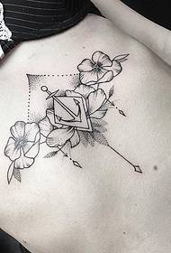 raina mowhiti raina pouaka taimana geometric stamen waituhi tattoo tauira