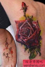 umbala we-rose color tattoo