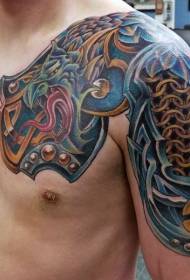 rabin-Elite Celtic kulli da dragon makamai tattoo tsarin