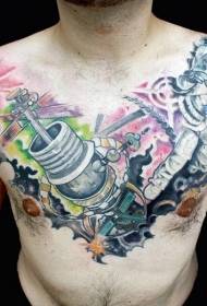 Pola tattoo anu téma aya pola tato