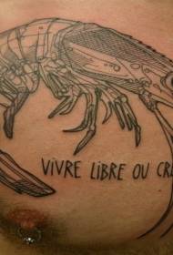 chest chest real mitsara diki shrimp tsamba tattoo maitiro