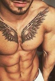 mans borspersoonlikheid totem tattoo spier bars