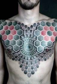 patrwm tatŵ personoliaeth geometrig amryliw