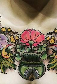 cvjetne grudi tetovaže tetovaže lijepe ne žele
