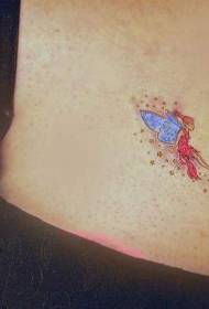 söpö pieni keiju prinsessa rinnassa tatuointi malli