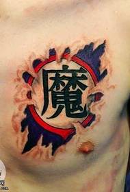 Kifua Saba cha Joka Sura ya Uwekaji Tattoo