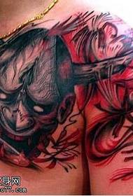 Brust Blut Wut Tattoo Muster