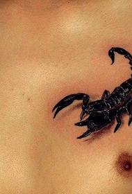 ọkunrin àyà bojumu tweezers tatuzers tatuu ilana