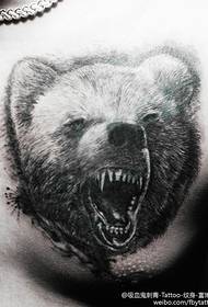 Black Bear The anger represents my inner world