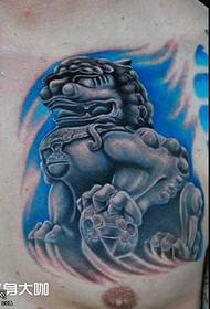 Borst Don Lion Tattoo patroon